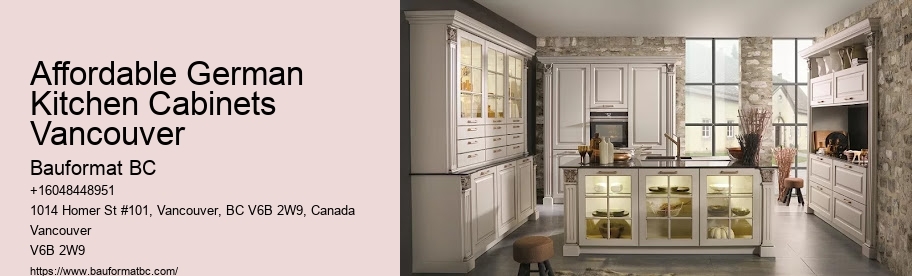 Affordable German Kitchen Cabinets Vancouver