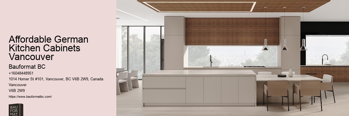 German precision kitchen cabinet makers Vancouver