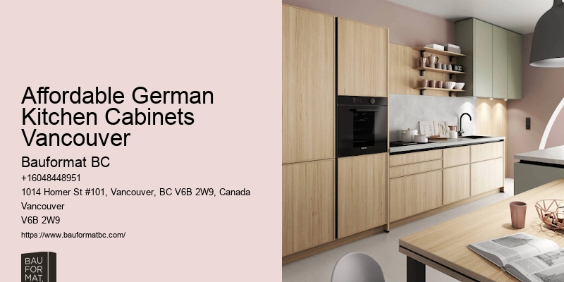 German-inspired kitchen cabinets Vancouver