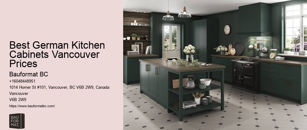 Sleek kitchen cabinetry