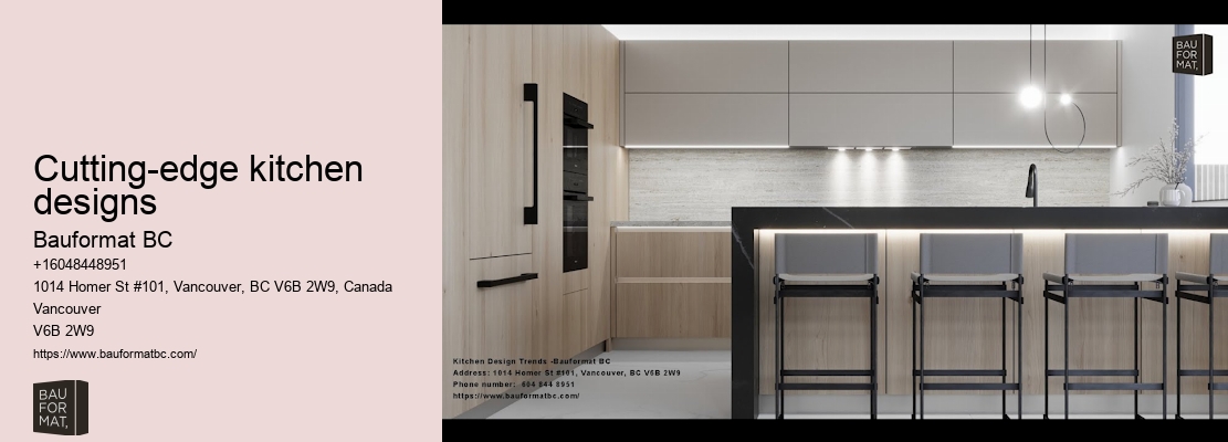 Sophisticated kitchen layouts