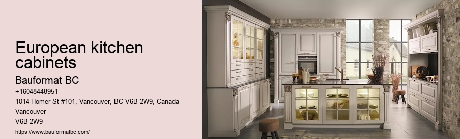 European kitchen cabinets