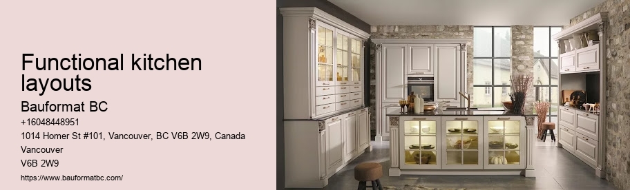 Functional kitchen layouts