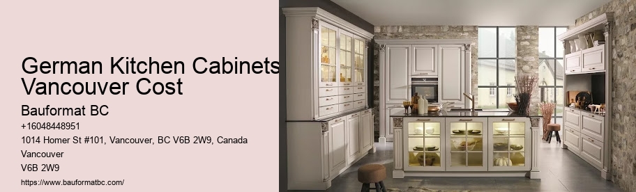 German Kitchen Cabinets Vancouver Cost