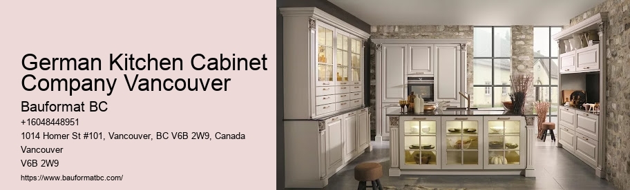 German luxury kitchen cabinet solutions Vancouver