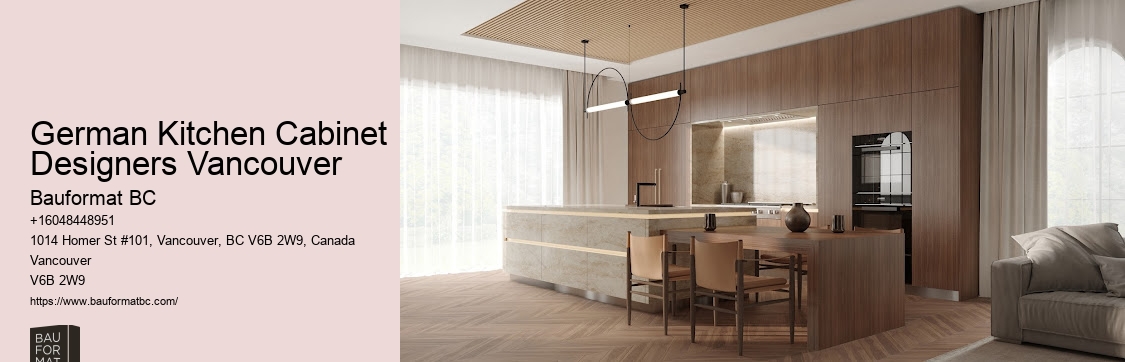 German-made kitchen cabinet installers Vancouver