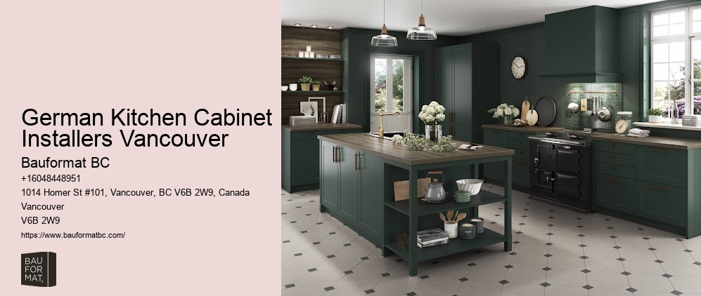 German Kitchen Cabinets Vancouver Space Optimization