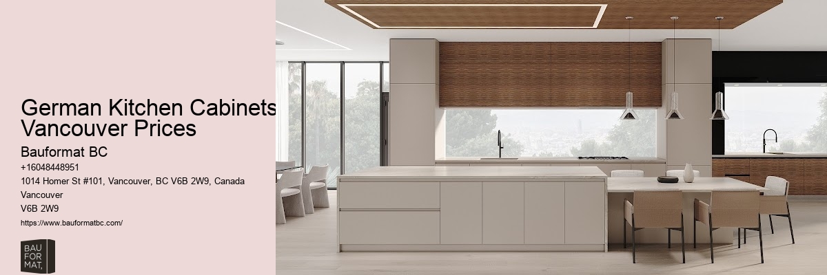 German craftsmanship in Vancouver kitchens
