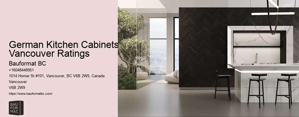 German Kitchen Cabinets Vancouver Space Optimization