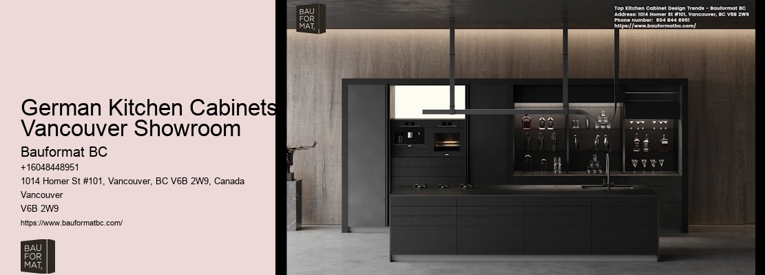 Sleek kitchen cabinets Vancouver