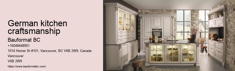 German kitchen craftsmanship