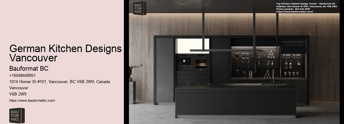 Sleek kitchen storage