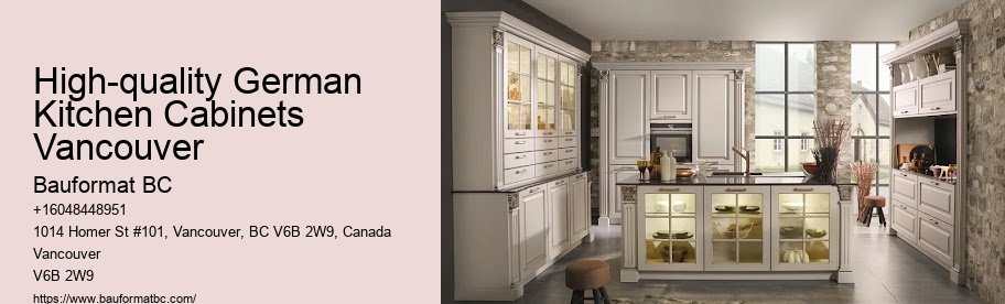 High-quality German Kitchen Cabinets Vancouver