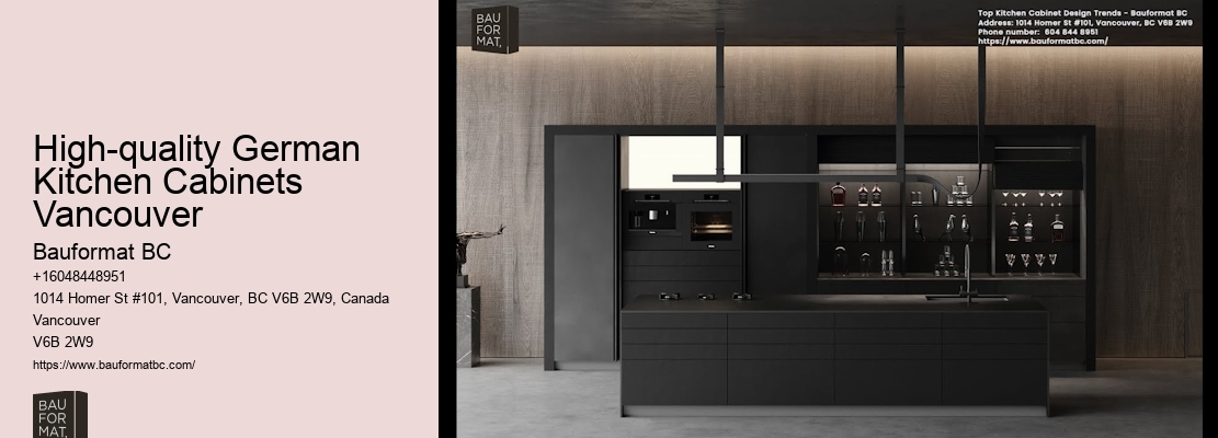 High-quality kitchen cabinetry