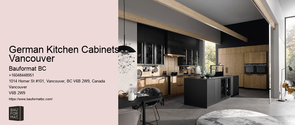 German craftsmanship in Vancouver kitchen design