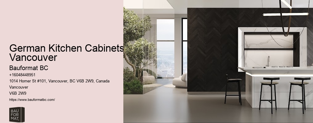 Vancouver's innovative German kitchen cabinets