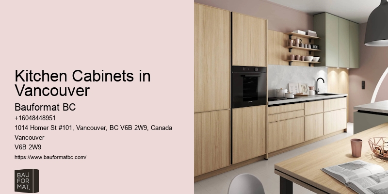 German-made kitchen cabinetry Vancouver