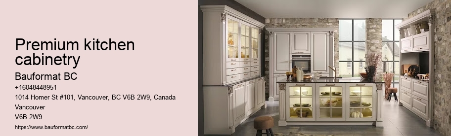 Premium kitchen cabinetry