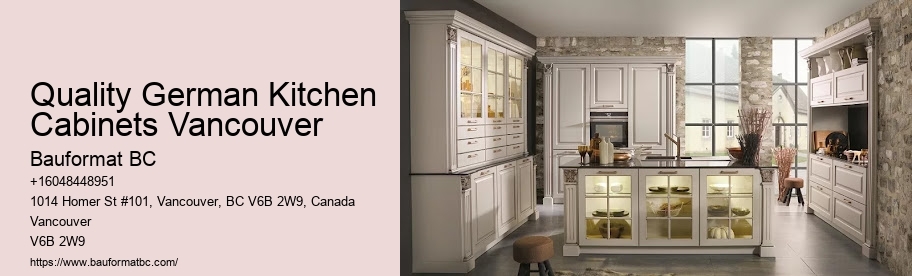 Quality German Kitchen Cabinets Vancouver