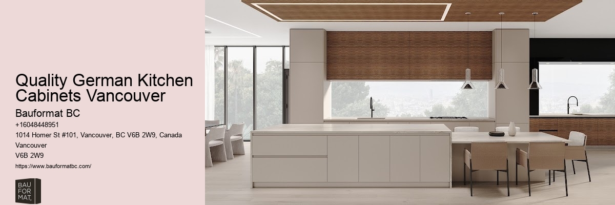 Vancouver Contemporary Kitchen Cabinets