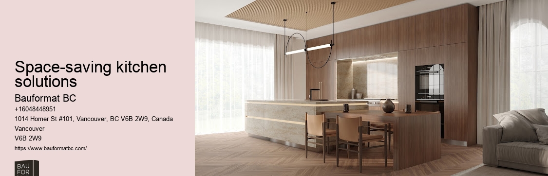 Innovative kitchen cabinetry