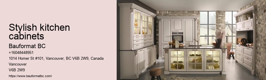 Stylish kitchen cabinets