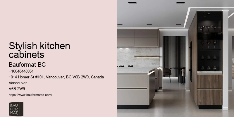 Designer kitchen cabinets