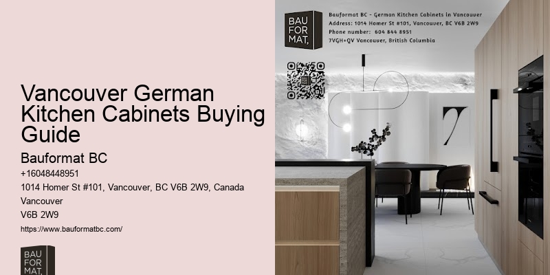 High-end German Kitchen Cabinets Vancouver