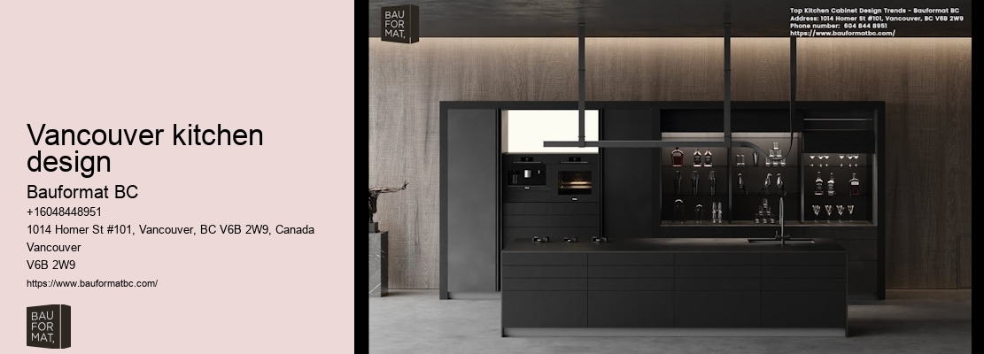 Vancouver's stylish German kitchen cabinets