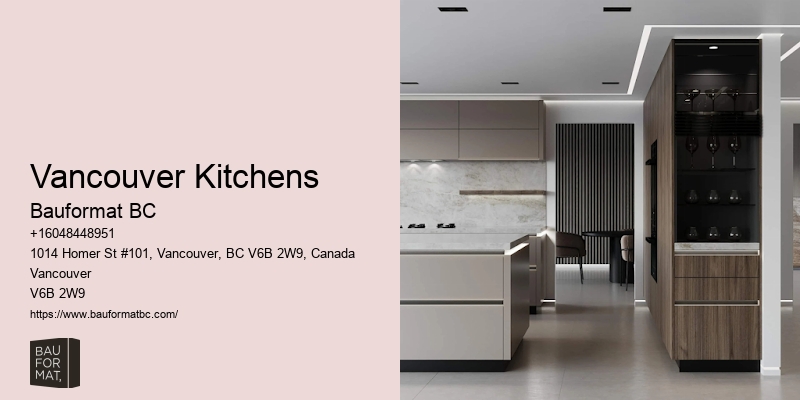 Vancouver's custom German kitchen cabinets