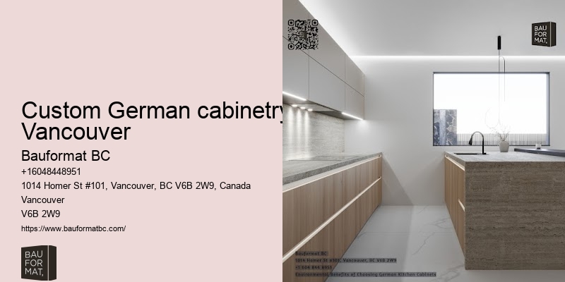Upcoming trends in German kitchen cabinets Vancouver