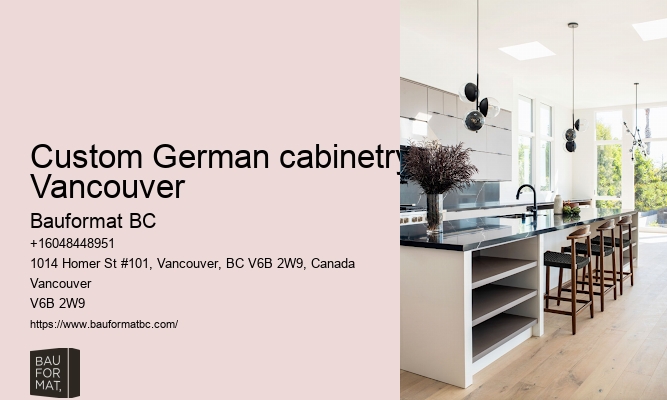 German kitchen cabinets for small spaces Vancouver