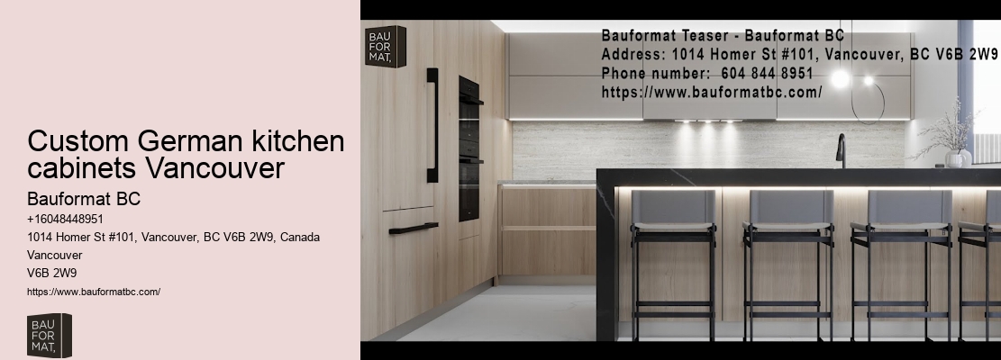 German kitchen cabinets for Scandinavian kitchens Vancouver