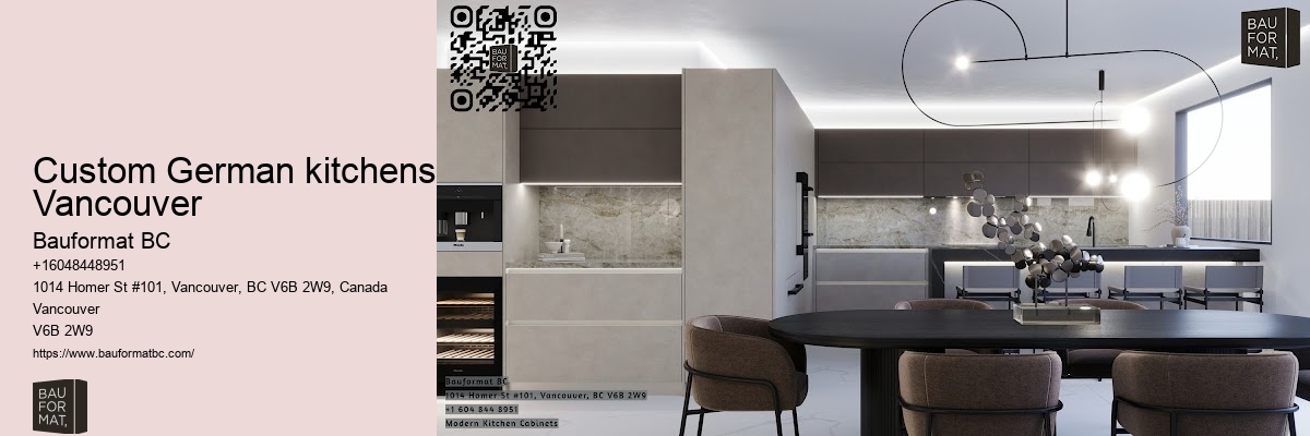 High-quality German kitchen cabinets Vancouver