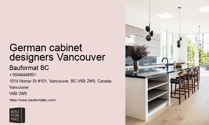 Customization of German kitchen cabinets Vancouver