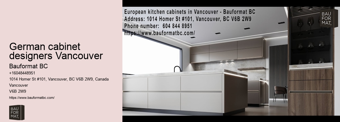 German kitchen cabinets for modern kitchens Vancouver