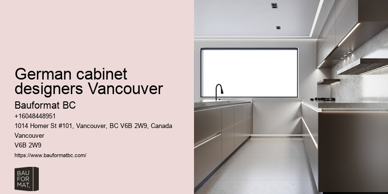German kitchen cabinet styles for renovations Vancouver