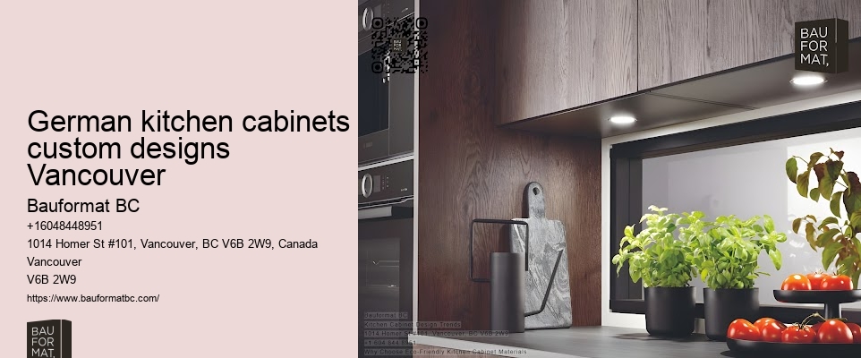 German kitchen cabinets custom designs Vancouver