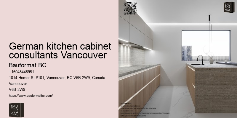 Space-saving German kitchen cabinets for small kitchens Vancouver
