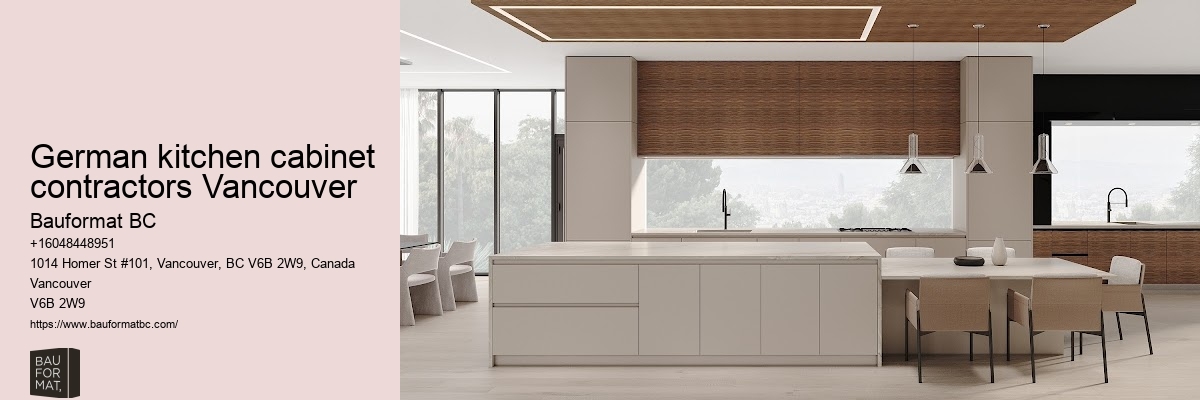German kitchen cabinet demo Vancouver