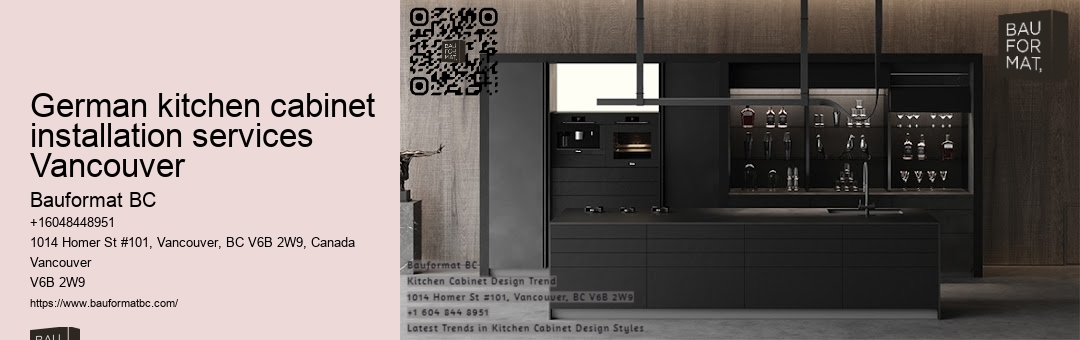 Premium German kitchen cabinets Vancouver