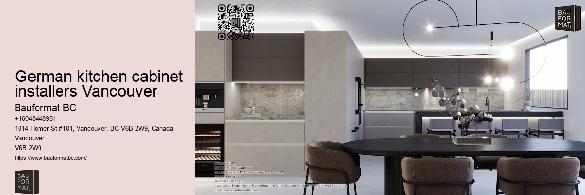 German kitchen cabinets for single-family homes Vancouver