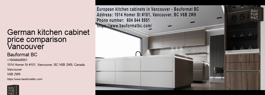 German kitchen cabinet design trends