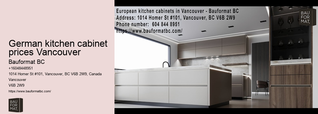 High-end German kitchen cabinet trends