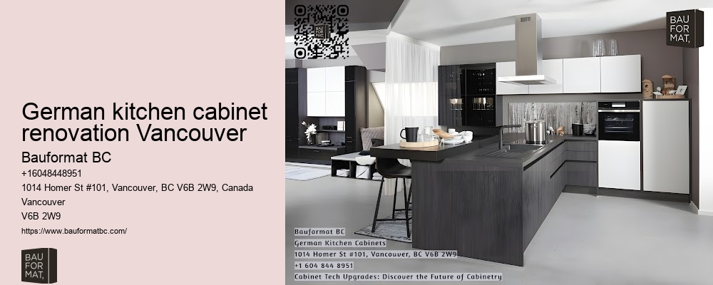 German kitchen cabinets with quartz countertops Vancouver