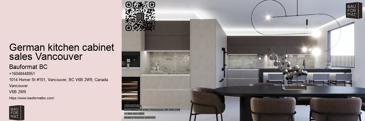 German kitchen cabinets with hidden storage Vancouver
