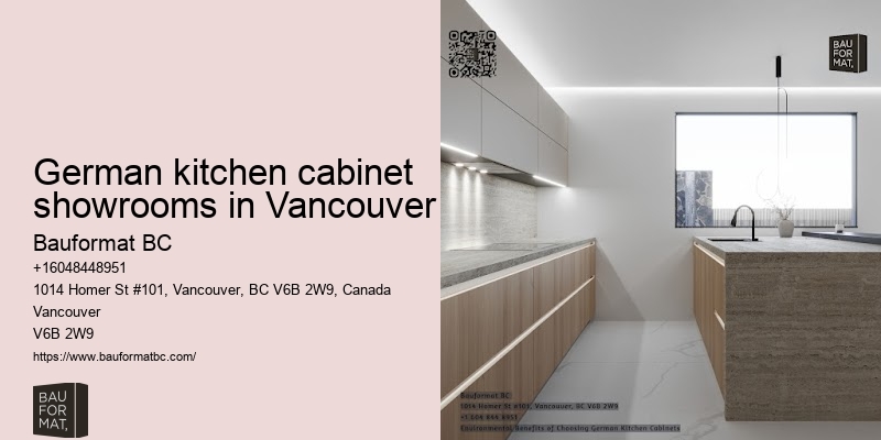Cutting-edge German kitchen cabinet design concepts Vancouver