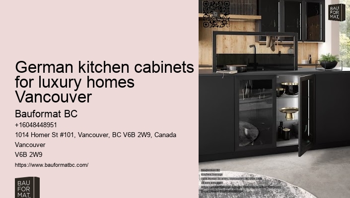 German kitchen cabinets for cafes Vancouver