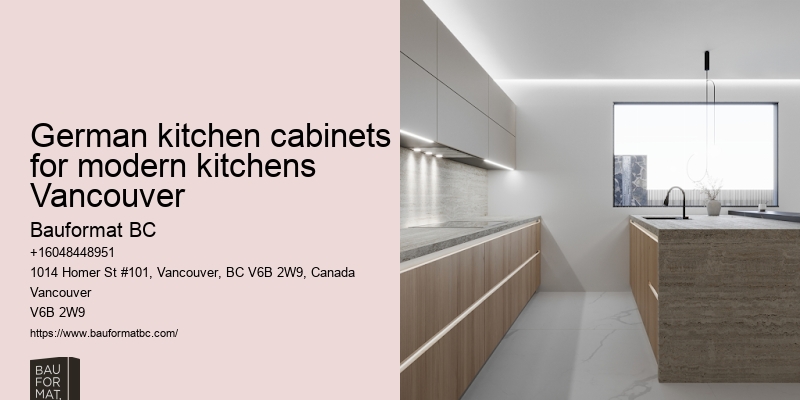 German kitchen cabinets expert advice Vancouver