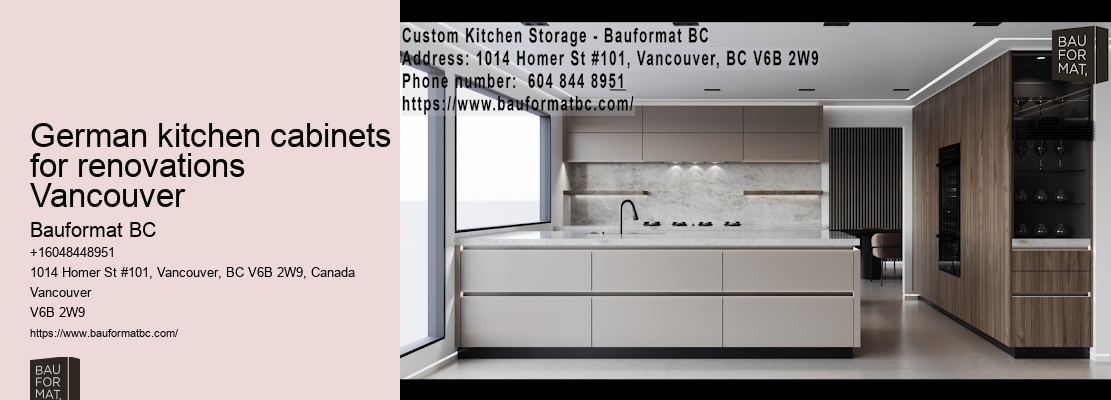 Renovate your kitchen with German kitchen cabinets Vancouver